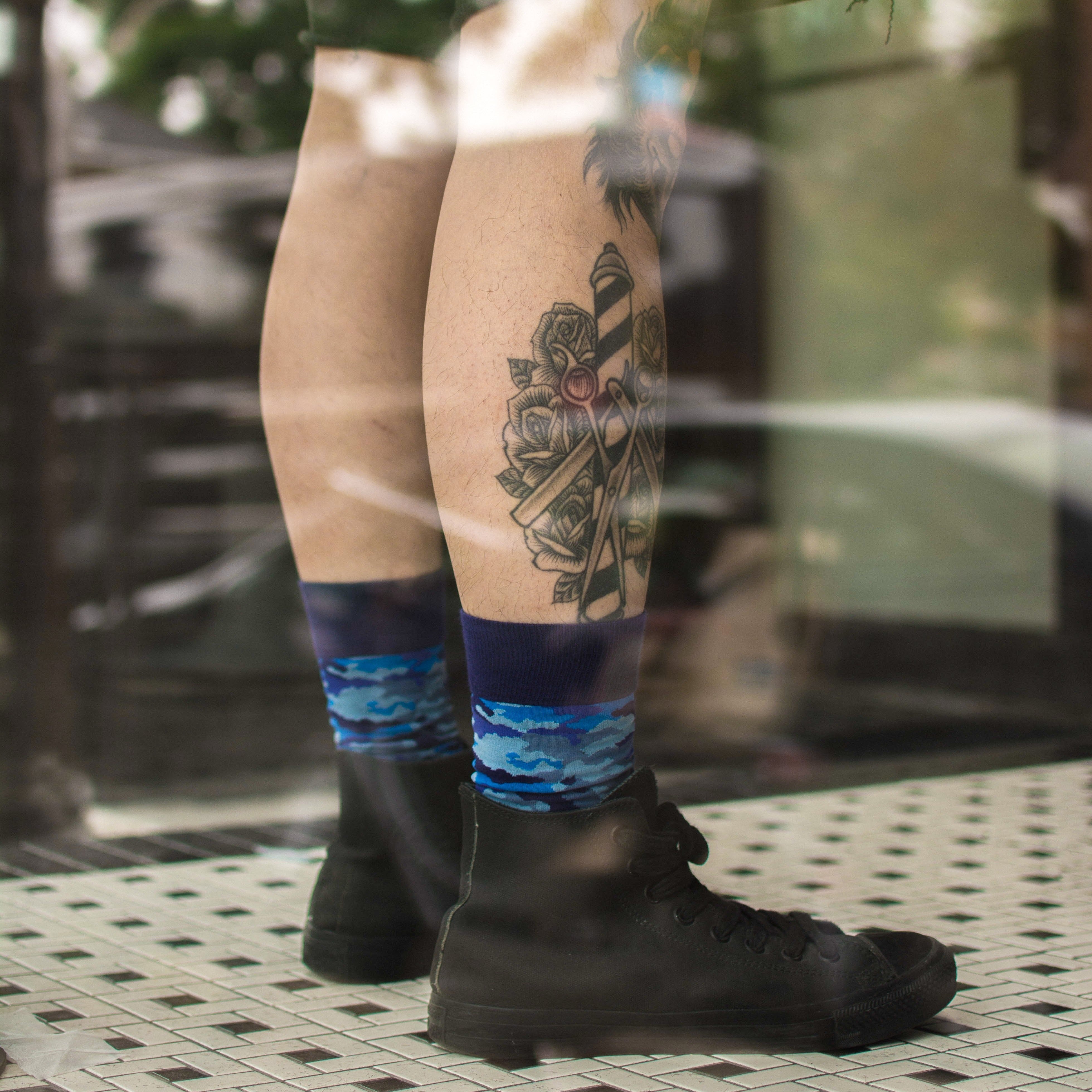 Little Socks Tattoo | Sock tattoo, Tiny tattoos, Color tattoo